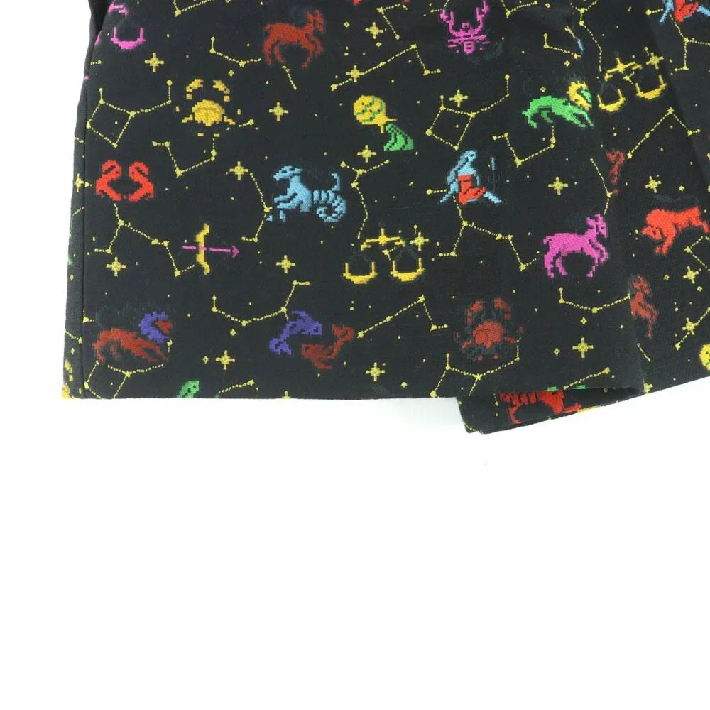 Christian Dior 241 P13 A7203 Lining 100% Silk Pixel Zodiac Center